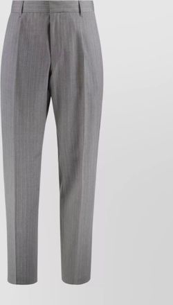 HUGO BOSS trousers wool pinstripe pattern
