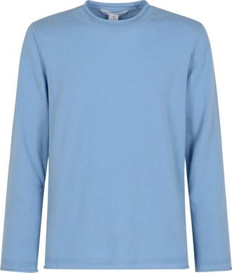 Comme Des Garçons Truien & Vesten, Heren, Blauw, L, Gebreid Shirt