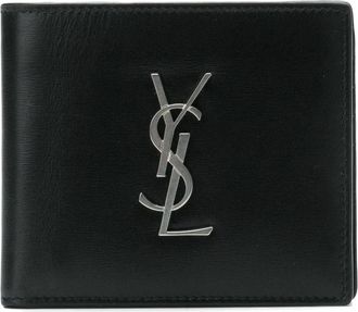 Saint Laurent Cassandre East/West Portemonnee - Heren - Portefeuilles - Zwart - ONE Size - Leer - Accessoires