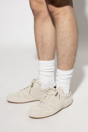 Isabel Marant Senny Low Sports Shoes, Mens, Cream