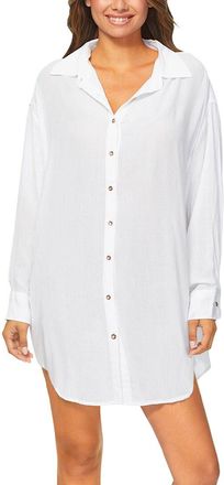 Raisins Playa Button Up Cover-Up