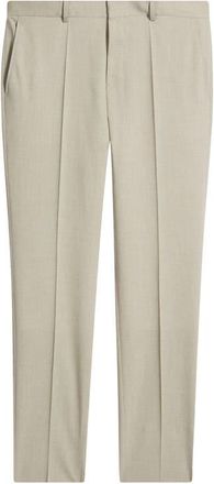 BOSS Genius Slim Fit Wool Blend M&eacute;lange Dress Pants in Open Beige at Nordstrom, Size 30