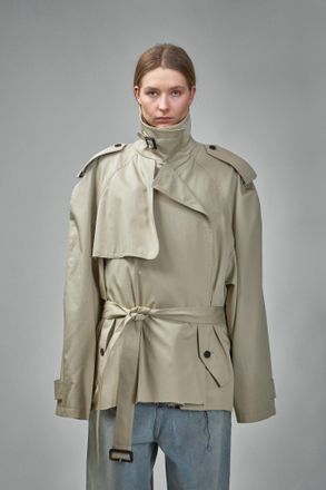 Balenciaga Cropped Trench