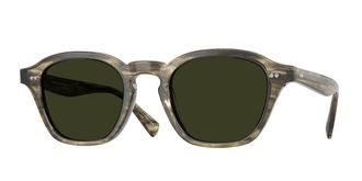 Oliver Peoples OV5580SU Eyles Polarized 1735P1 Mens Sunglasses Green Size 48