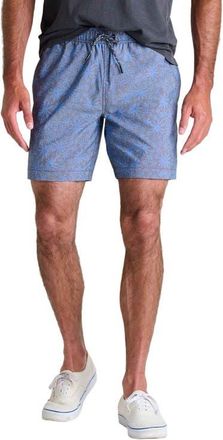 Toad & Co Mens Boundless Pull-On Short in Raisin Tonal Print at Nordstrom, Size Xx-Large
