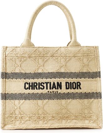 Dior Beige Raffia Tote Bag (Pre-Owned)