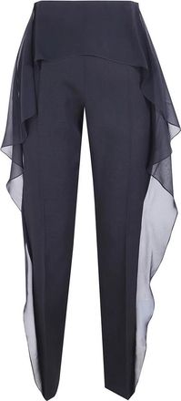 Lanvin Slim-fit Broeken - Dames - Slim Fit Broeken - Zwart - XS - Broeken