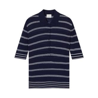 Closed Polo de lana a rayas - Tops - Mujer - Azul - XS
