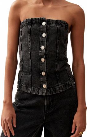 Alohas Troyes Denim Tank In Black
