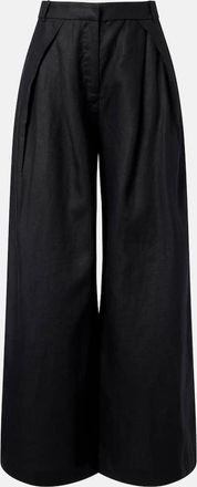 Faithfull The Brand Sofia pleated linen wide-leg pants
