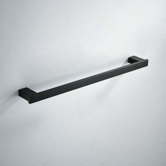 OEM Toallero De Ba&ntilde;o, Acero Inoxidable, Barra Para Toallas De 40 Cm, Negro, Ba8003b-40 - Crezuo