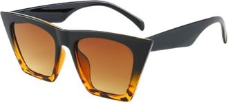 Generic Trendy Mens And Womens Sunglasses Outdoor Commuter Vacation Sun Glasses(Brown)