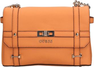 Guess Emilee Crossbody Tas - Dames - Schoudertassen - Oranje - ONE Size - Leer - Tassen