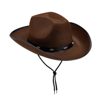 Generic SRTUMEY Cowboy Hat for Men Women UK Clearance Adjustable Sun Cap Fancy Dress Party Costume Outfit Vintage Wide Brim Cowboy Hat Lightweight Travel Outd
