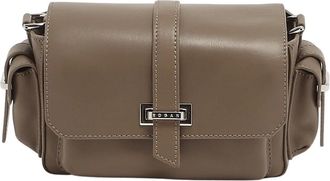 Hogan Tassen, Dames, Bruin, ONE Size, Leer, Flap Small Crossbody