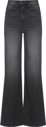 Mother Hustler Roller Sneak - Dames - Flared Jeans - Zwart - W24 - Katoen - Jeans