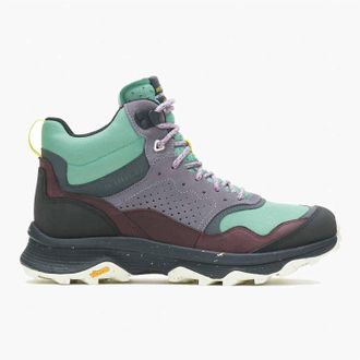 Merrell Womens Speed Solo Mid Waterproof Shoe In Jade