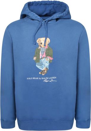 Polo Ralph Lauren Blauwe Beer Hoodie Sweatshirt - Heren - Hoodies - Blauw - XL - Katoen - Hoodies & sweatvesten