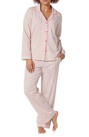 Bedhead Pajamas Stretch Cotton Jersey Pajamas in Blossom Geo at Nordstrom, Size X-Large