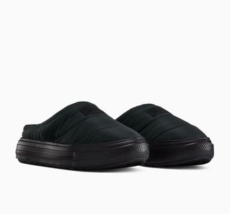 Converse Slip-On Sneaker CONVERSE CHUCK TAYLOR ALL STAR ELEMENTS MULE, Herren, Gr. 37,5, schwarz, schwarz, schwarz, Textil, Schuhe Slip-On Sneaker, gef&uuml;ttert, 