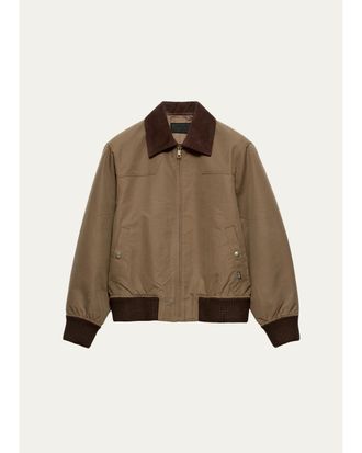 Prada Mens Tech Canvas Blouson Jacket