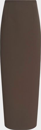 Khaite Winton Crepe Midi Column Skirt
