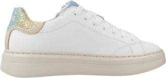 Sun 68 Grace Teddy - Dames - Sneakers - Wit - 37 EU - Leer - Schoenen