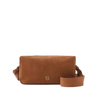 Pinko Pinko, Tassen, Dames, Bruin, ONE Size, Su&egrave;de, Borsa in suede