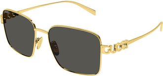 Gucci GG1937S 001 Womens Sunglasses Gold Size 54