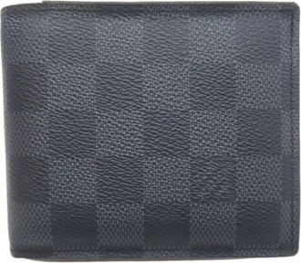 Louis Vuitton Damier Graphite Gray Damier Canvas Wallet (Bi-Fold) (Pre-Owned)