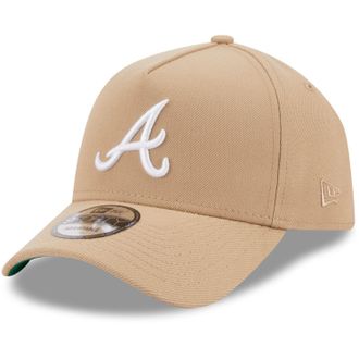 New Era 9Forty A-Frame Cap - Atlanta Braves Camel - One Size