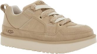 UGG Mens Sneakers Lo Lowmel Beige Suede Leather Trainers
