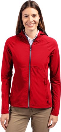 Cutter & Buck Adapt Eco Knit Hybrid Recycled Womens Full Zip Jacket