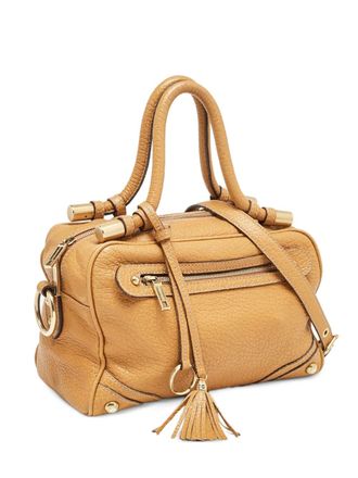 Dolce & Gabbana top-handle leather satchel bag - Neutrals