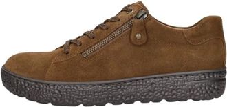 Hartjes Schoenen, Dames, Bruin, 37 1/2 EU, Phil Shoe Veterschoenen Laag