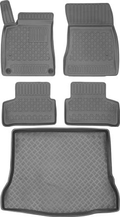 OEM Juego De Alfombrillas Para Coche Y Maletero Para Mercedes Clase A W177 Hatchback (2018)