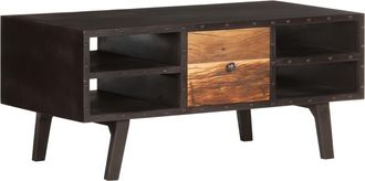 vidaXL Vidaxl - Mesa De Centro De Madera Maciza Reciclada 100x50x45 Cm