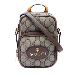 Gucci Pre-owned Satchel - Dames - Pre-owned - Beige - Maat: ONE Size Leer