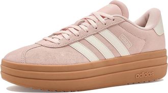 adidas Vl Court Bold Shoes Womens Tennis Shoes Blush Pink/Off White/Gum : 8.5 B - Medium, Synthetic