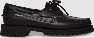 Sebago Mocassins Ranger Waxy Woman Total Black