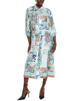 Marc Cain Printed Silk Dress