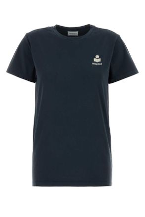 Isabel Marant Dark Blue Cotton Aby T Shirt
