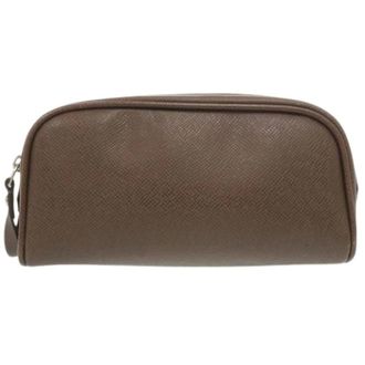 Louis Vuitton Pre-owned Taiga Pouch - unisex - Louis Vuitton Vintage - Vintage Clutches - Brown - ONE SIZE - Pre-owned