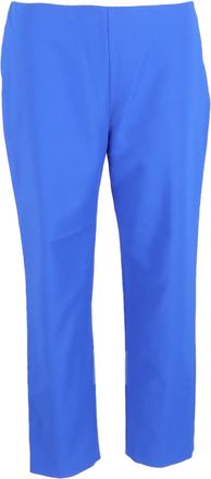 Missoni Missoni rechte broek in blauw polyester