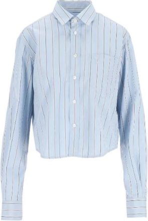 Ami Ami Shirts - Dames - Overhemden - Blauw - M - Overhemden