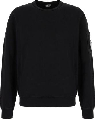 C.P. Company Stijlvolle Sweatshirt voor Mannen - Heren - Sweatshirts - Zwart - 2XL - Katoen - Hoodies & sweatvesten