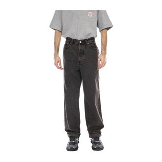 Only & Sons Wide Jeans - Heren - Loose Fit Jeans - Zwart - W28 L32 - Jeans