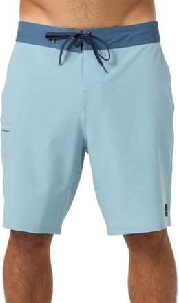 O'Neill Hyperfreak Heat Solid Board Shorts in Stone Blue at Nordstrom, Size 33