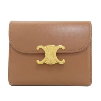 Celine Brown Leather Wallet (Tri-Fold) (Pre-Owned)