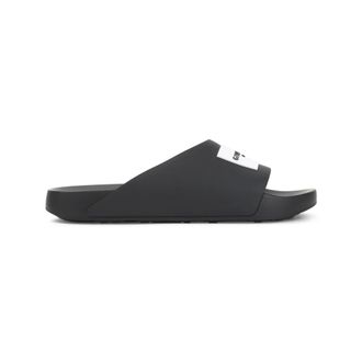 Givenchy Sliders, female, Black, Size: 10 US Label Slide Mules in Rubber
